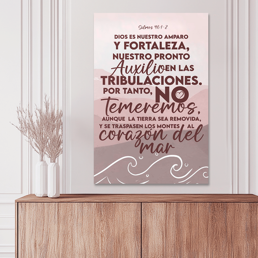 "PSALMS 46:1-2" decorative painting