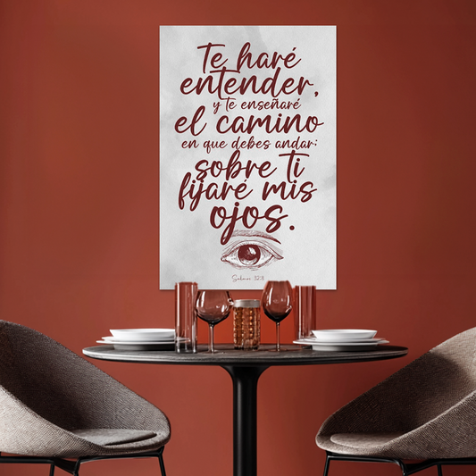 "PSALMS 32:8" decorative painting