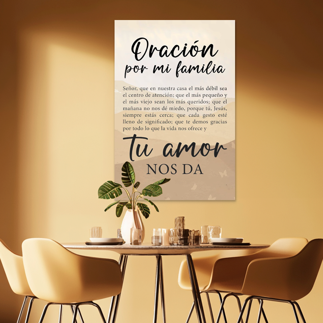 "PRAYER FOR MY FAMILY" decorative painting