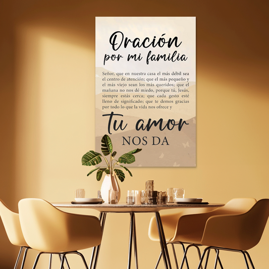 "PRAYER FOR MY FAMILY" decorative painting