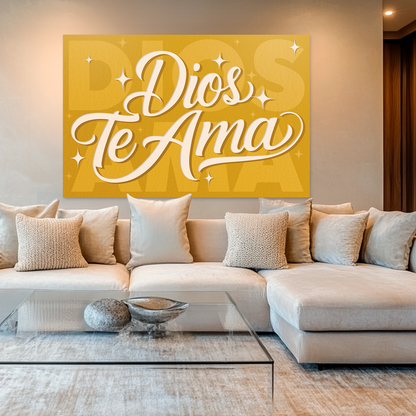 "GOD LOVES YOU" decorative painting