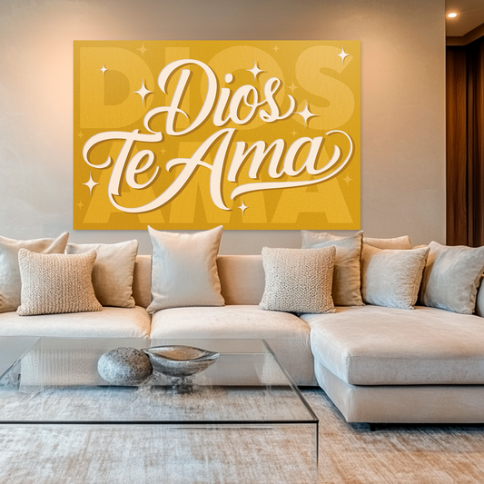 "GOD LOVES YOU" decorative painting