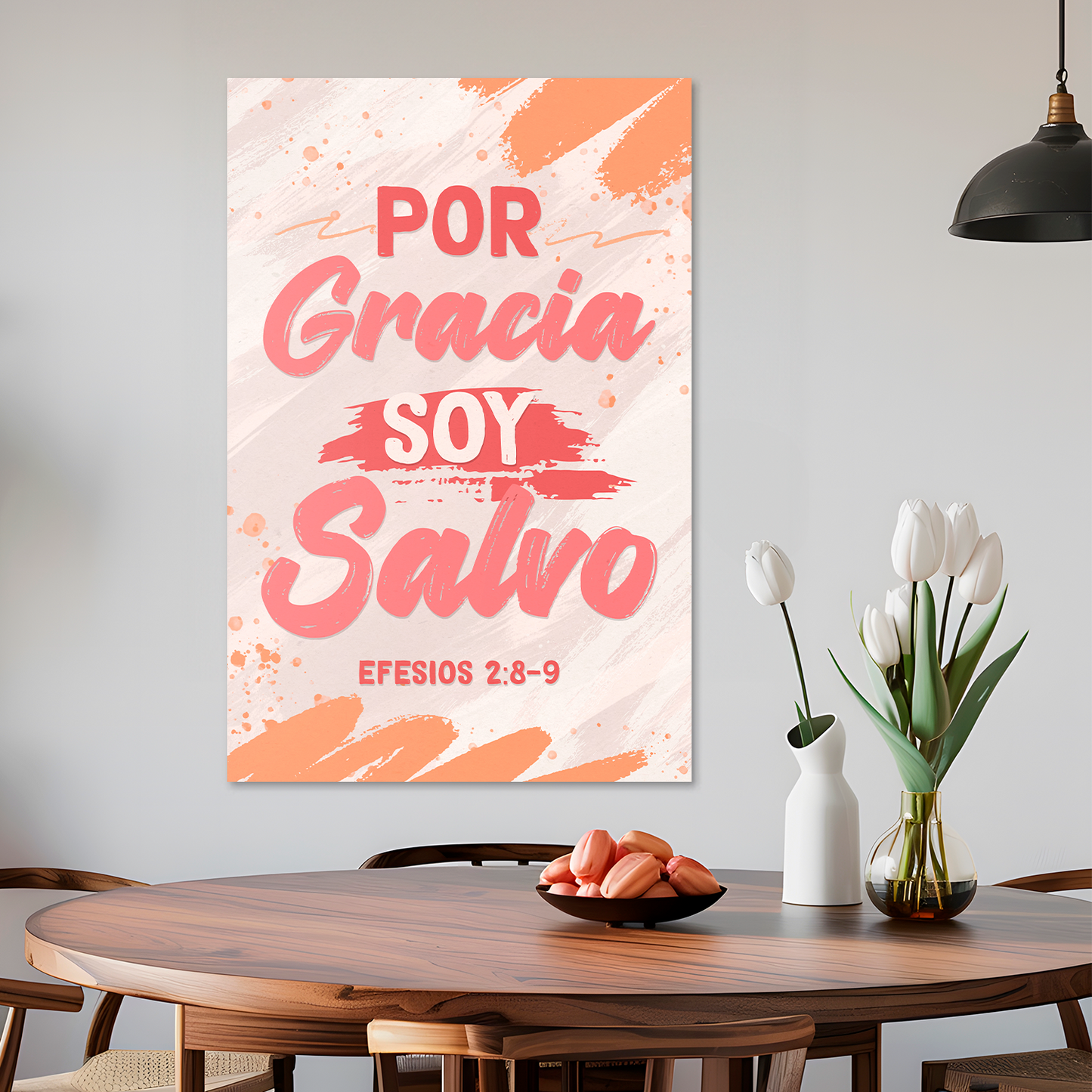 "EPHESIANS 2:8-9" decorative painting
