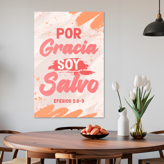 "EPHESIANS 2:8-9" decorative painting