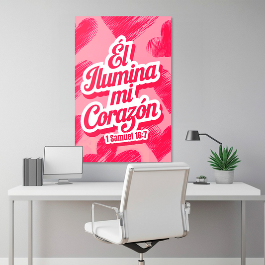 "LIGHT UP MY HEART" decorative painting
