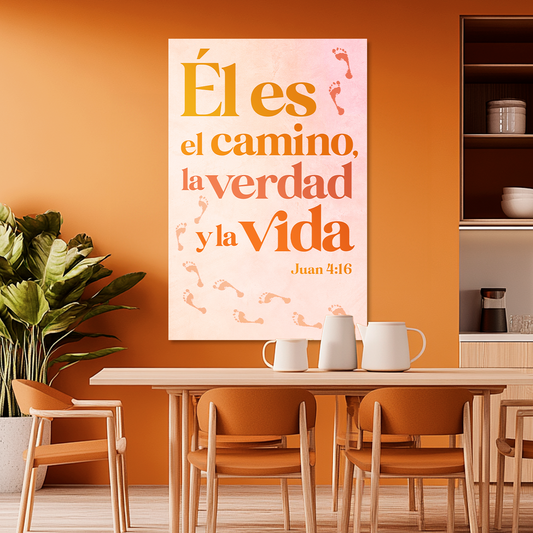 "JOHN 14:6" decorative painting