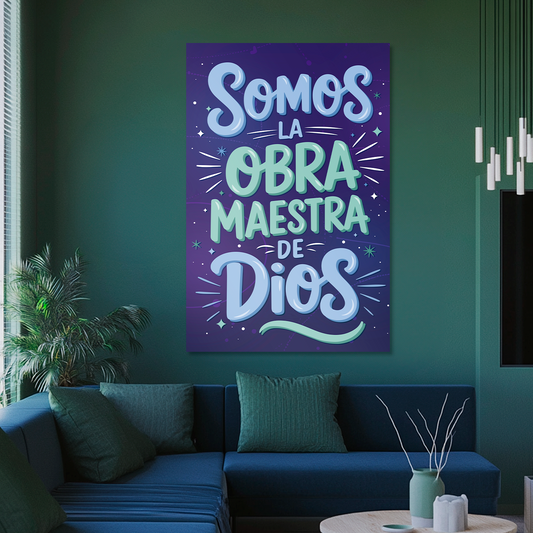"GOD'S MASTERPIECE" decorative painting