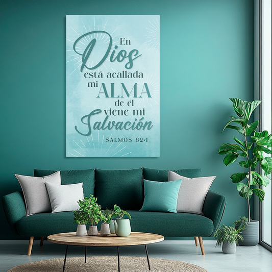 "PSALMS 62:1" decorative painting