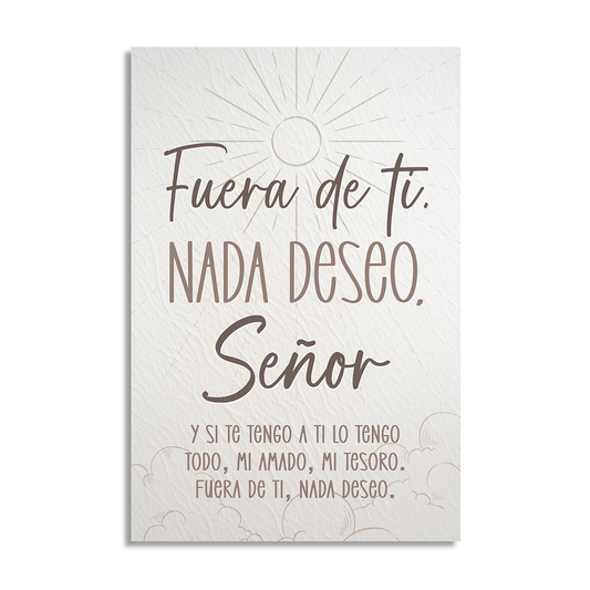 "I DESIRE NOTHING BUT YOU, LORD" decorative painting