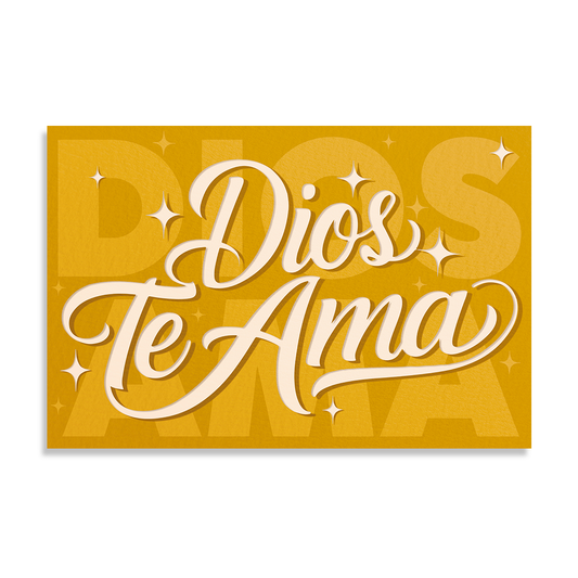 "GOD LOVES YOU" decorative painting