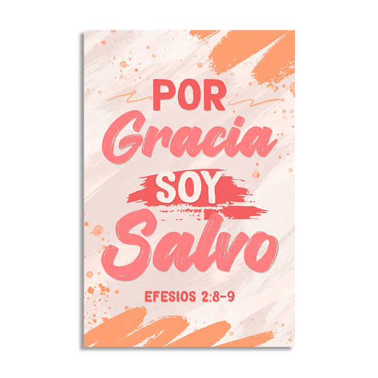 "EPHESIANS 2:8-9" decorative painting