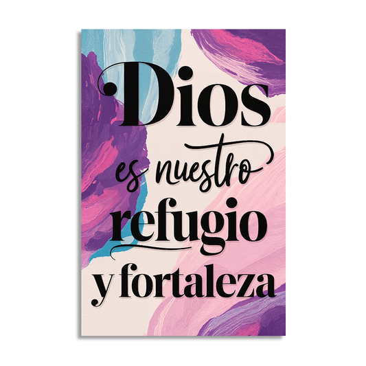 "REFUGE AND STRENGTH" decorative painting