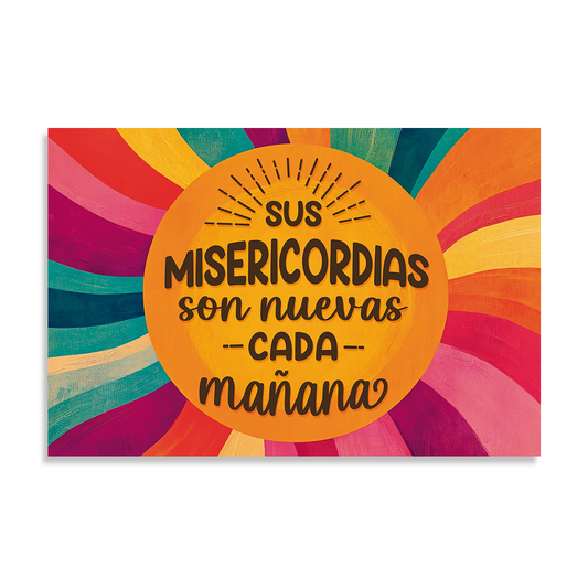 "HIS MERCIES ARE NEW" decorative painting