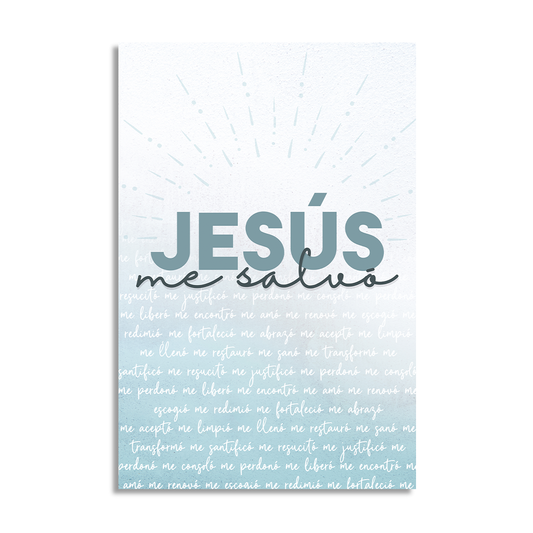 "JESUS ​​SAVED ME" decorative painting